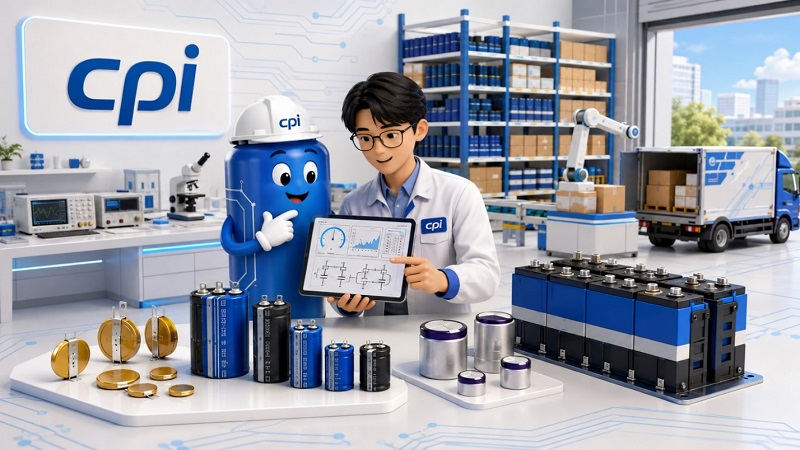 台灣超級電容合作夥伴-舜承實業cpi
