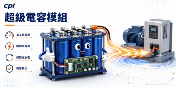 設備穩定供電的關鍵！超級電容模組特色與應用全解析